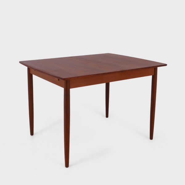 Vintage Spisebord i Teak | 2 Ileggsplater