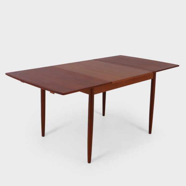 Vintage Spisebord i Teak | 2 Ileggsplater - Image 10