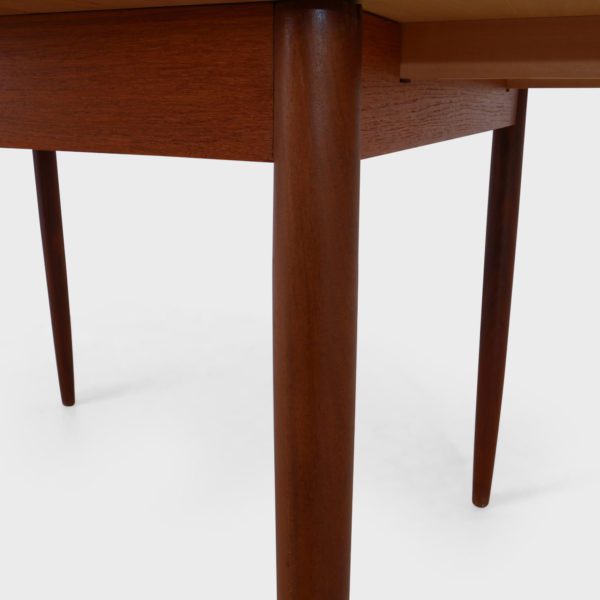 Vintage Spisebord i Teak | 2 Ileggsplater - Image 5