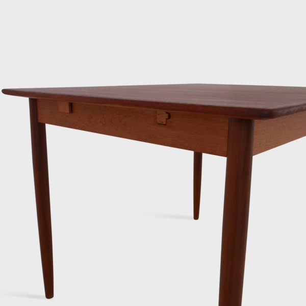 Vintage Spisebord i Teak | 2 Ileggsplater - Image 3