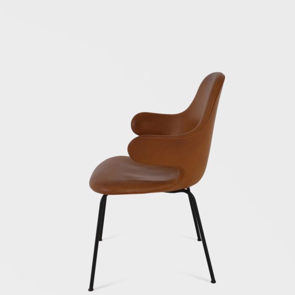 “JH15/Catch” Spisestuestoler av James Hayton for &Tradition | Cognac Skinn - Image 5