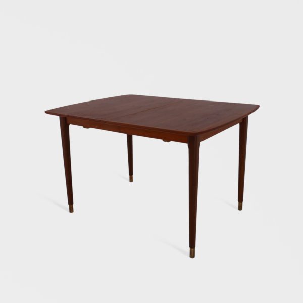 Retro Spisebord i Teak | 2 Ileggsplater