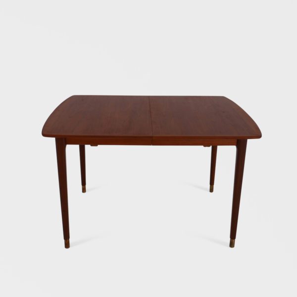 Retro Spisebord i Teak | 2 Ileggsplater - Image 3