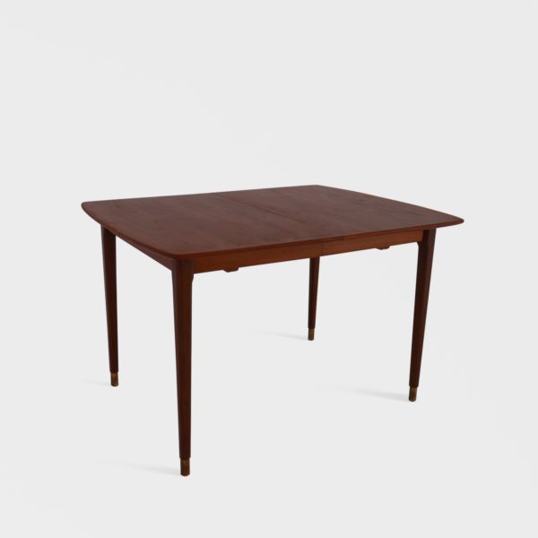 Retro Spisebord i Teak | 2 Ileggsplater - Image 6