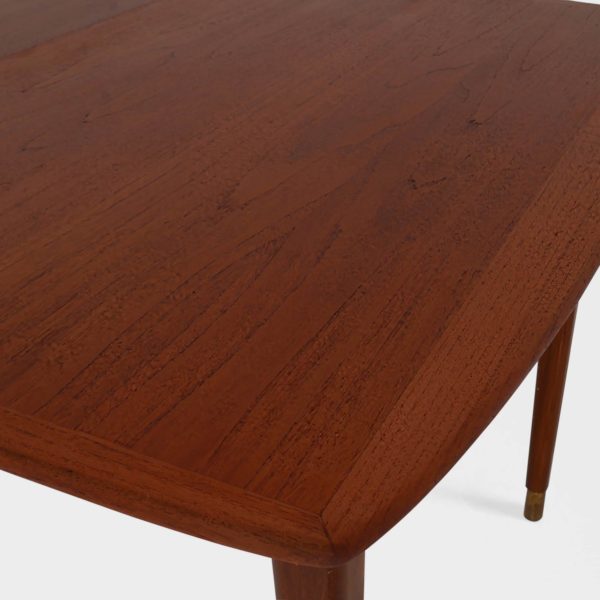 Retro Spisebord i Teak | 2 Ileggsplater - Image 9