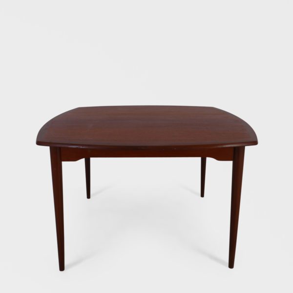 Kvadratisk Retro Spisebord i Teak med 2 Ileggsplater - Image 6