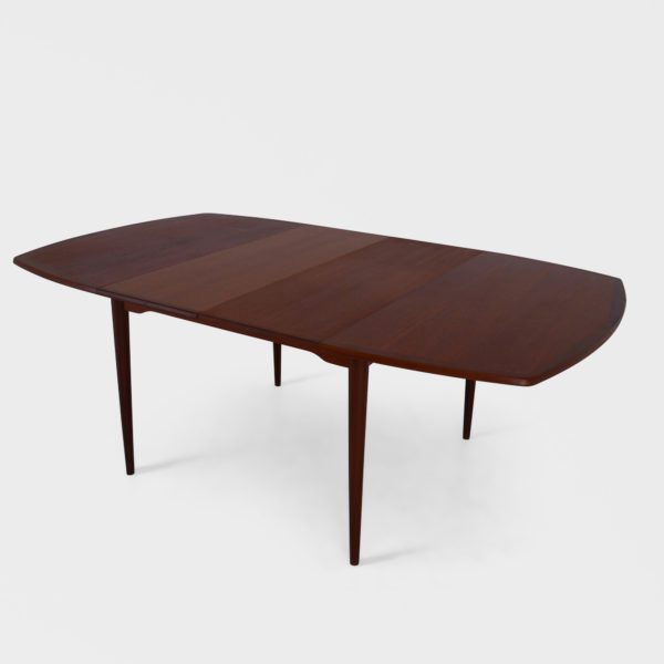 Kvadratisk Retro Spisebord i Teak med 2 Ileggsplater - Image 2