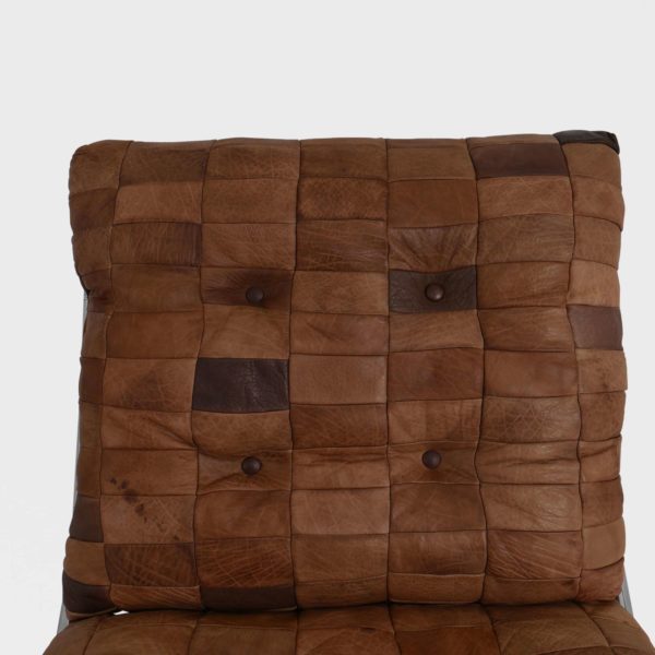 Danske Vintage Lenestoler | Skinn & Krom - Image 8