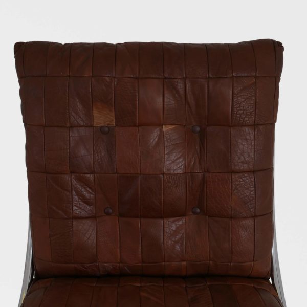 Danske Vintage Lenestoler | Skinn & Krom - Image 11