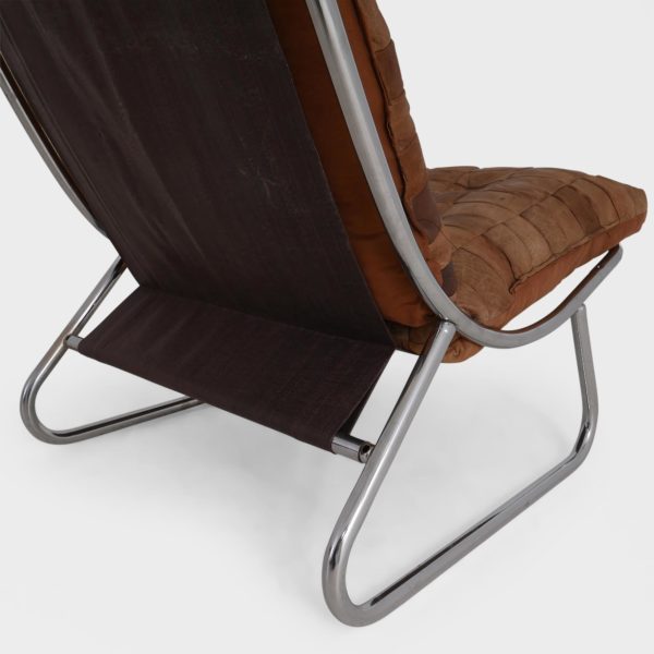 Danske Vintage Lenestoler | Skinn & Krom - Image 6