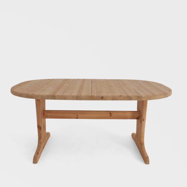Vintage Ovalt Spisebord | Furu - Image 2