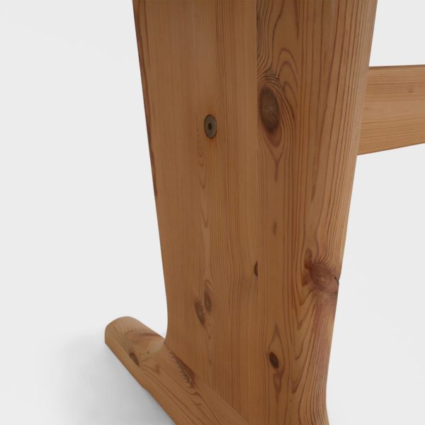 Vintage Ovalt Spisebord | Furu - Image 6