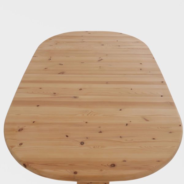 Vintage Ovalt Spisebord | Furu - Image 5