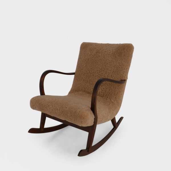 Vintage Gyngestol | Nyomtrukket i Saueskinn