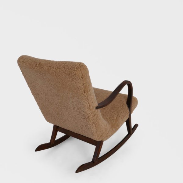 Vintage Gyngestol | Nyomtrukket i Saueskinn - Image 4