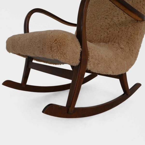 Vintage Gyngestol | Nyomtrukket i Saueskinn - Image 7