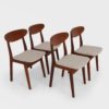 Vintage Spisestuestoler i Teak | Nyomtrukket