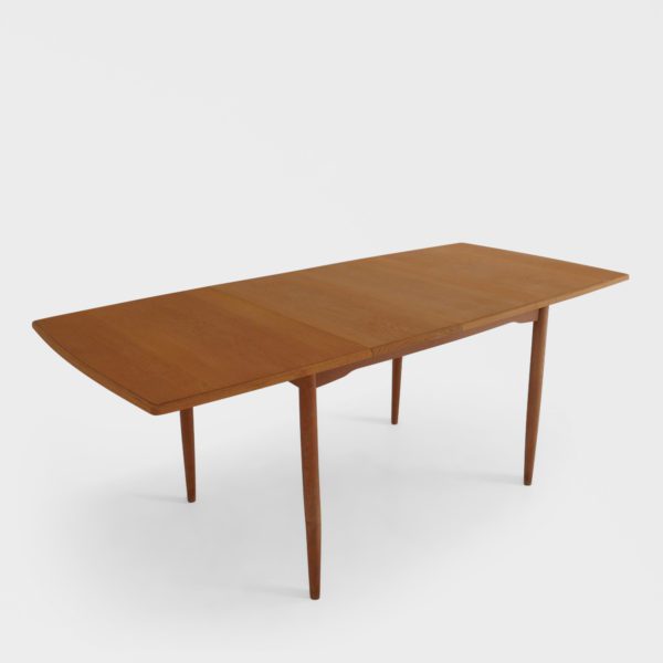 Vintage Spisebord i Eik | 2 Ileggsplater - Image 6