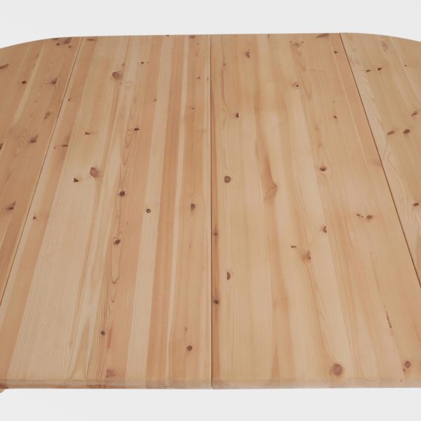 Rundt Spisebord Furu | 2 ileggplater - Image 8