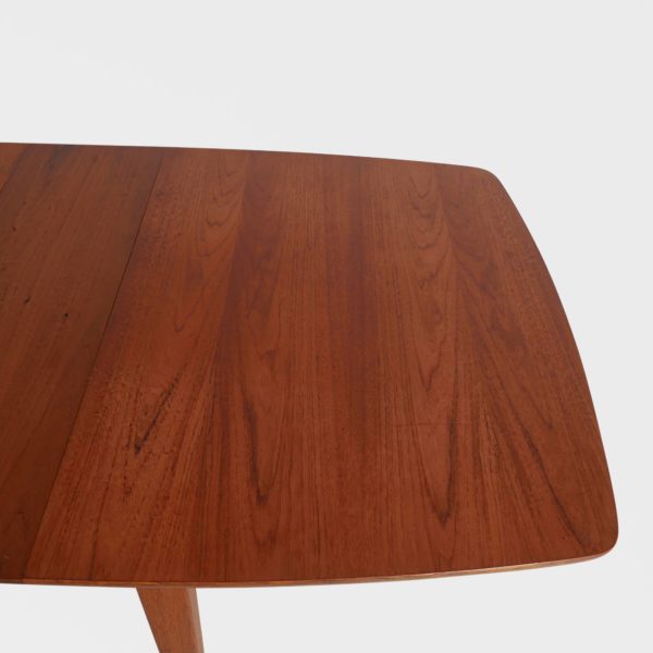 Vintage Spisebord i Teak | 3 Ileggsplater - Image 12