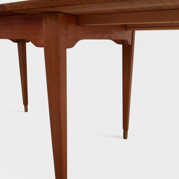 Vintage Spisebord i Teak | 3 Ileggsplater - Image 11