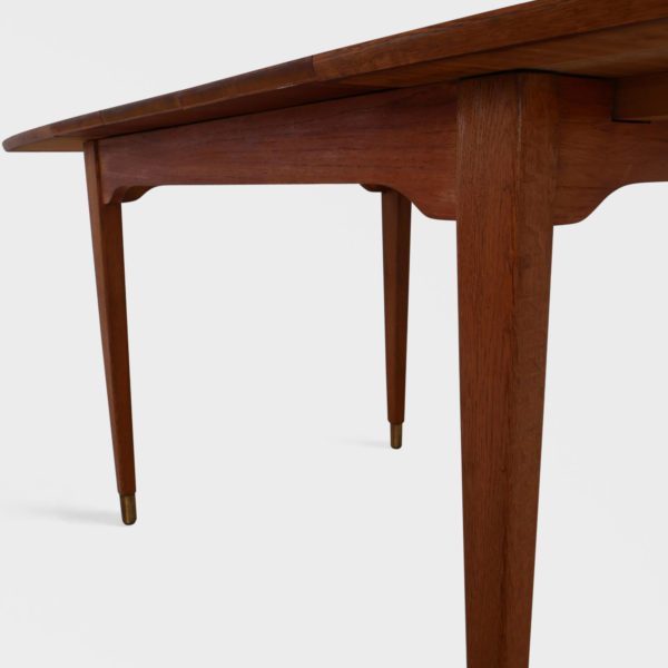 Vintage Spisebord i Teak | 3 Ileggsplater - Image 10