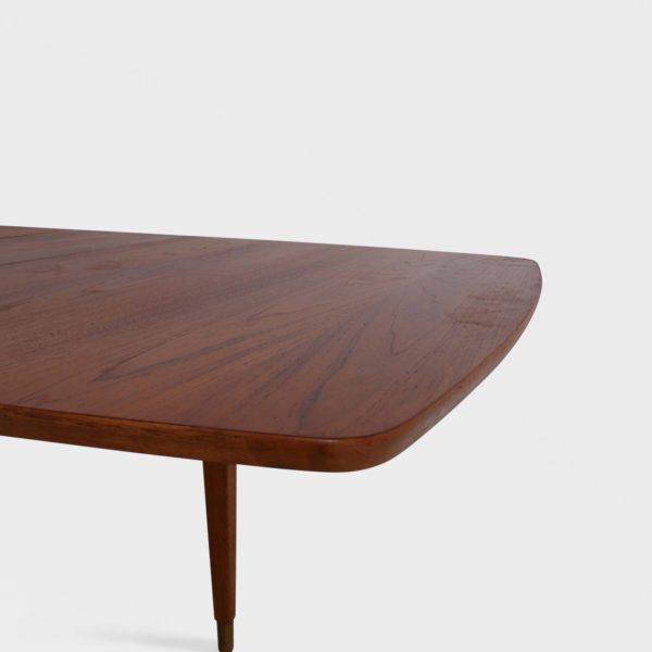 Vintage Spisebord i Teak | 3 Ileggsplater - Image 8