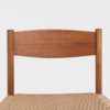 Nyflettede Vintage Spisestuestol i Eik | Papirgarn - Image 8