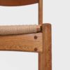 Nyflettede Vintage Spisestuestol i Eik | Papirgarn - Image 10