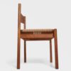 Nyflettede Vintage Spisestuestol i Eik | Papirgarn - Image 13