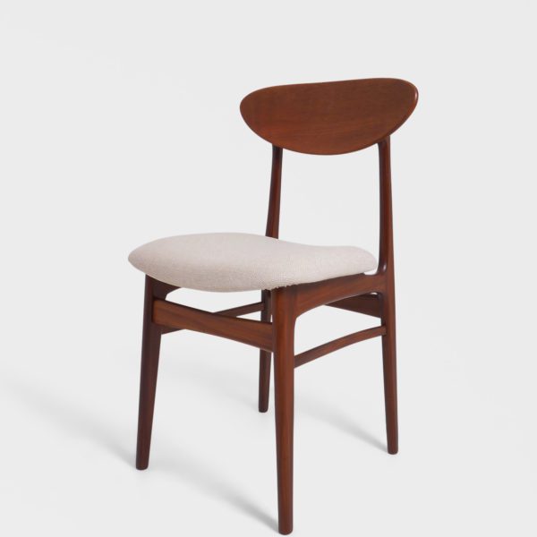 6 stk, Retro Spisestuestoler i Teak | Nyomtrukket - Bilde 2