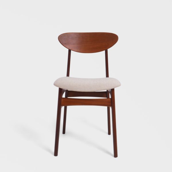 6 stk, Retro Spisestuestoler i Teak | Nyomtrukket - Bilde 3