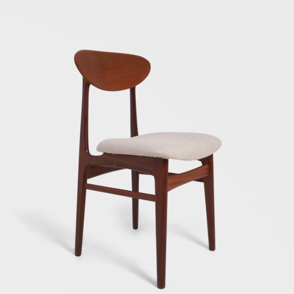 6 stk, Retro Spisestuestoler i Teak | Nyomtrukket - Bilde 4