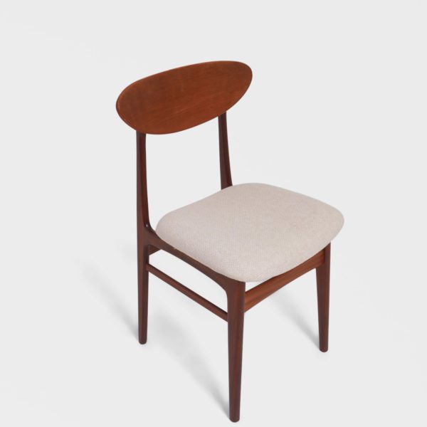 6 stk, Retro Spisestuestoler i Teak | Nyomtrukket - Bilde 6