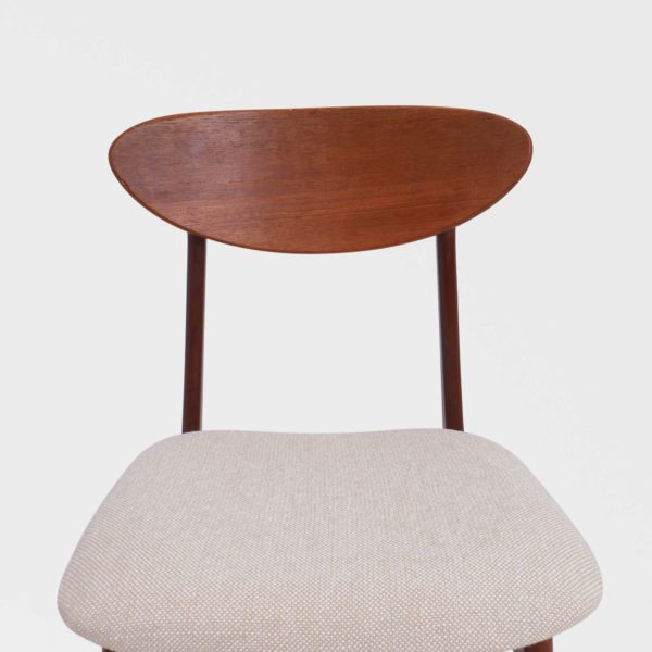 6 stk, Retro Spisestuestoler i Teak | Nyomtrukket - Bilde 12