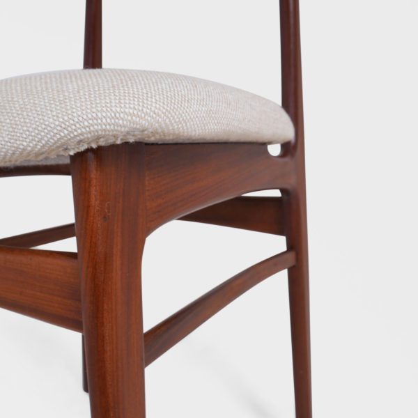 6 stk, Retro Spisestuestoler i Teak | Nyomtrukket - Bilde 13