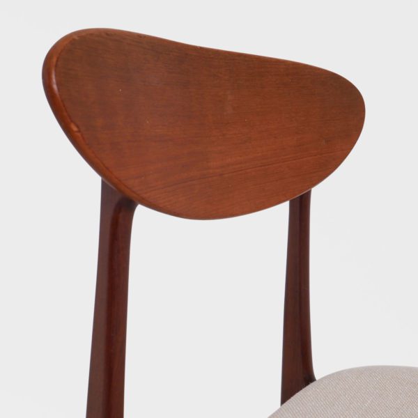 6 stk, Retro Spisestuestoler i Teak | Nyomtrukket - Bilde 7