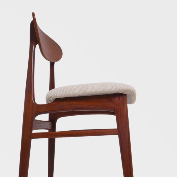 6 stk, Retro Spisestuestoler i Teak | Nyomtrukket - Bilde 8