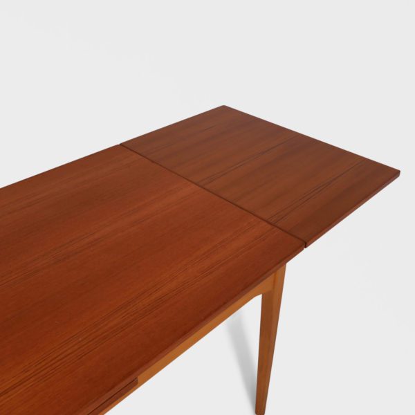 Svensk Retro Spisebord med Hollandsk Uttrekk i Teak | 249 cm - Bilde 6