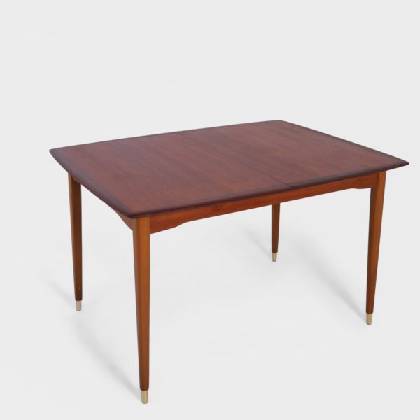 Retro Spisebord i Teak med 2 Ileggsplater - Image 4