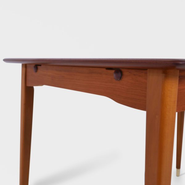Retro Spisebord i Teak med 2 Ileggsplater - Image 6