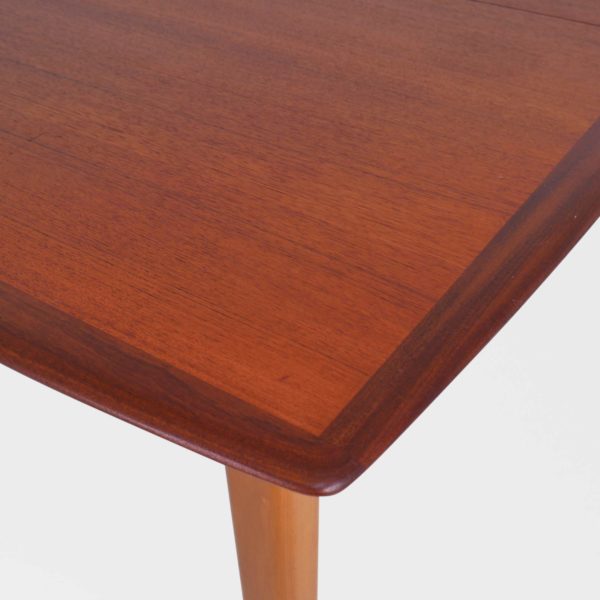 Retro Spisebord i Teak med 2 Ileggsplater - Image 7