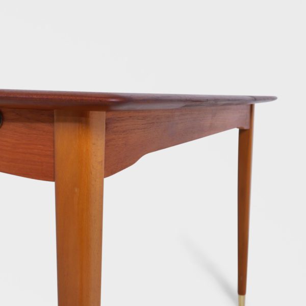 Retro Spisebord i Teak med 2 Ileggsplater - Image 8