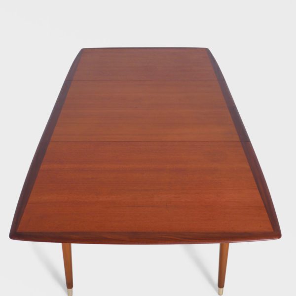 Retro Spisebord i Teak med 2 Ileggsplater - Image 10