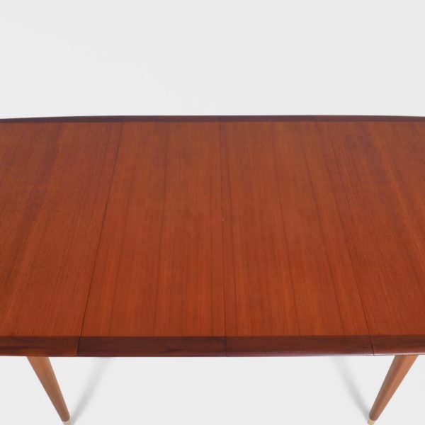 Retro Spisebord i Teak med 2 Ileggsplater - Image 15
