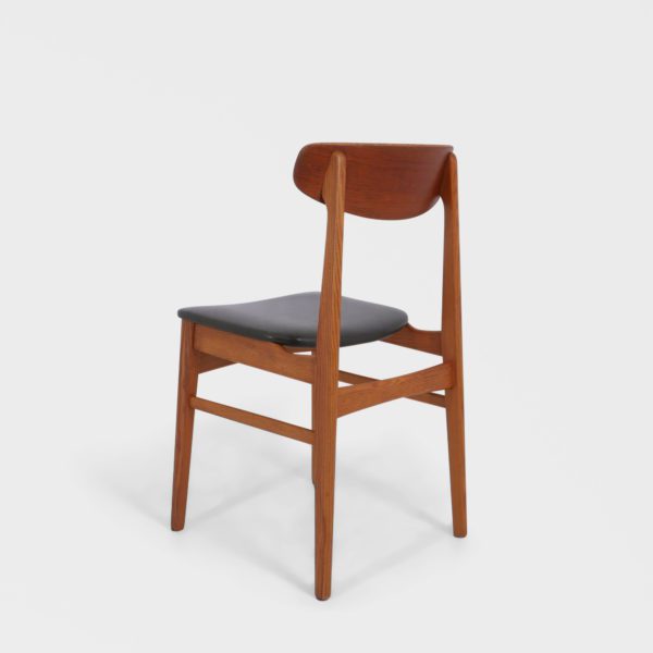 6 stk, Retro Spisestuestoler av Alfred Sand Møbelfabrikk i Teak - Image 5