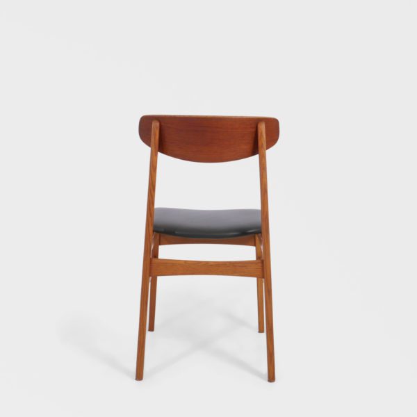 6 stk, Retro Spisestuestoler av Alfred Sand Møbelfabrikk i Teak - Image 6