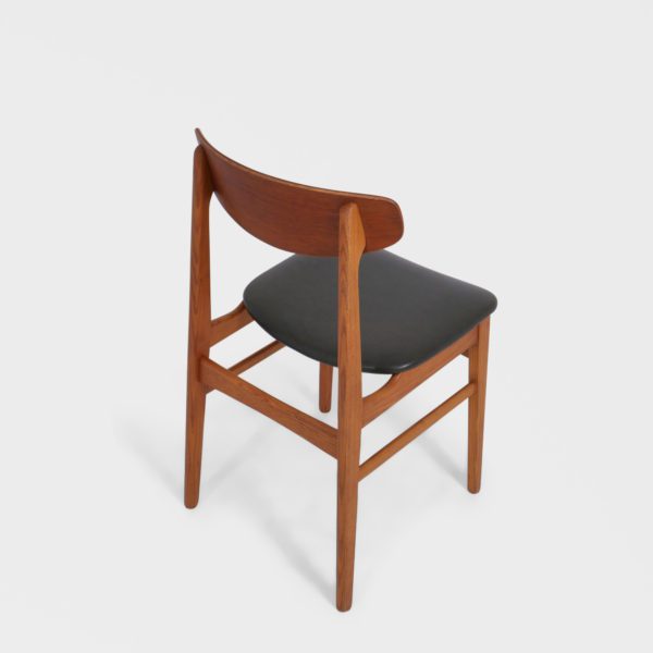 6 stk, Retro Spisestuestoler av Alfred Sand Møbelfabrikk i Teak - Image 7