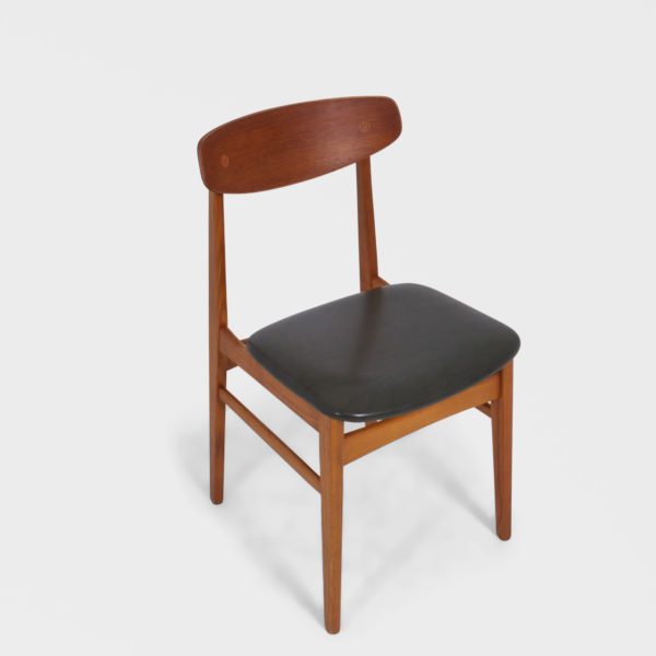 6 stk, Retro Spisestuestoler av Alfred Sand Møbelfabrikk i Teak - Image 8
