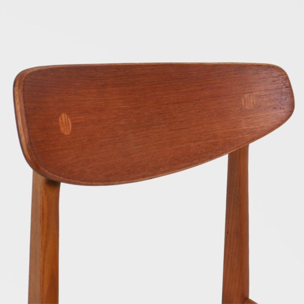 6 stk, Retro Spisestuestoler av Alfred Sand Møbelfabrikk i Teak - Image 10